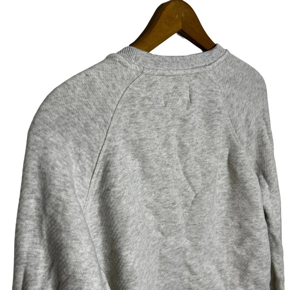 MADEWELL Make Weekends Longer Airy Terry Cropped Boxy Pullover Crewneck Sweater - Picture 5 of 9